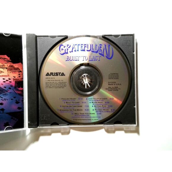 The Grateful Dead - Built To Last CD Arista Records Classic Rock Album BMG Club - Picture 2 of 3